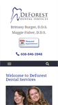 Mobile Screenshot of deforestsmiles.com