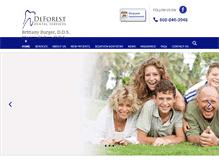 Tablet Screenshot of deforestsmiles.com